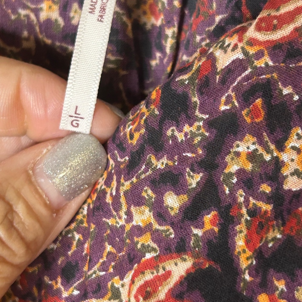 COPY - Free People Tangier Babydoll Floral Maxi large - Picture 9 of 12